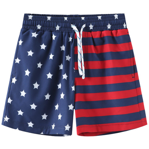 Boys Swim Trunks Swimwear Bathing Suits Swim Shorts with Pockets