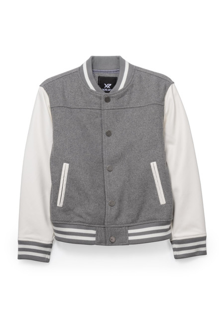 X RAY Boys Outerwear Coat with Faux Leather (S - XL)