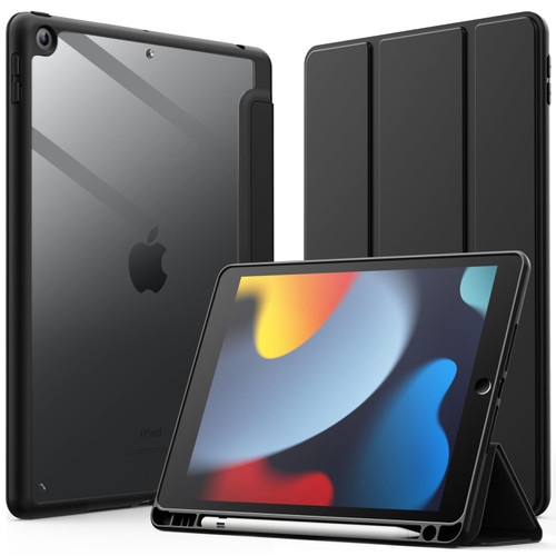 Transparent Back Shell Slim Stand Shockproof Tablet