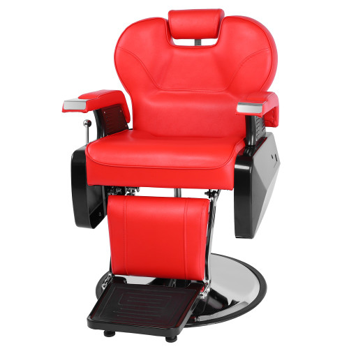 Chair Barber Professional Salon Barber Chair 8702A Red  Barber Chair Styling Salon Beauty Equipment