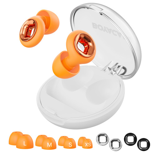 Ear Plugs for Sleeping Noise Cancelling, 45dB Reusable Earplugs for Noise Reduction