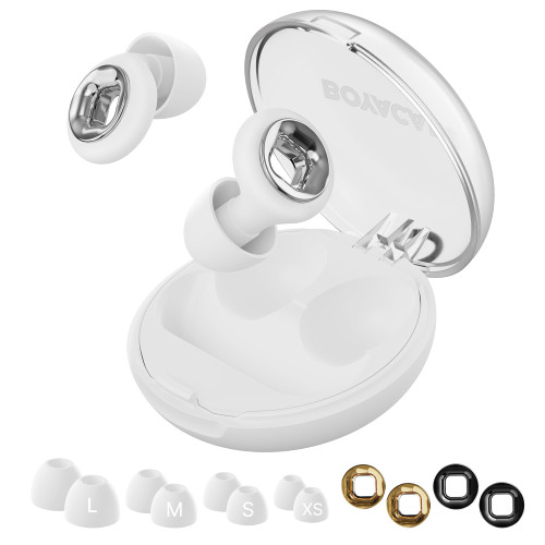 Ear Plugs for Sleeping Noise Cancelling, 45dB Reusable Earplugs for Noise Reduction, Hearing Protection