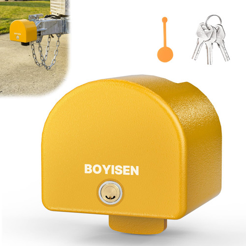 BOYISEN Trailer Coupler Lock for 2" & 2-5/16" Couplers
