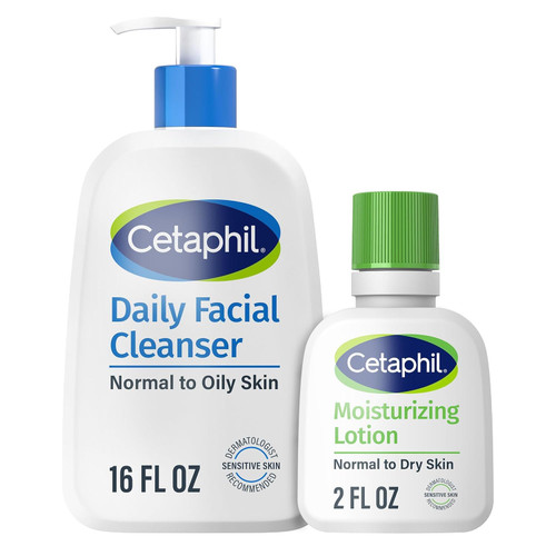 Cetaphil Daily Facial Cleanser Gentle Face Wash + Lotion