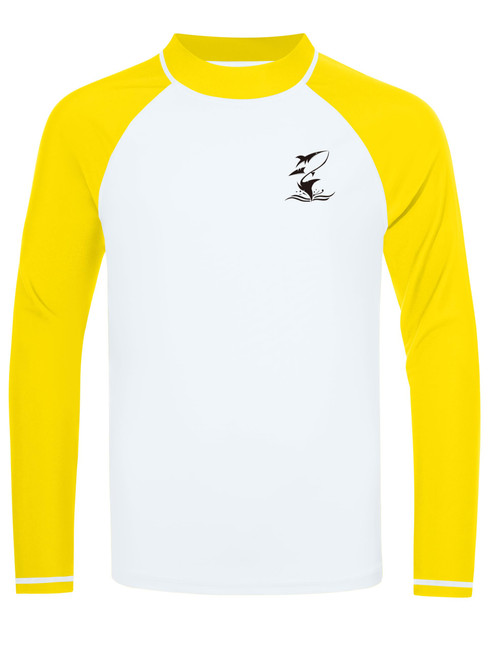 Boys Long Sleeve Rash Guard Swim Shirt
