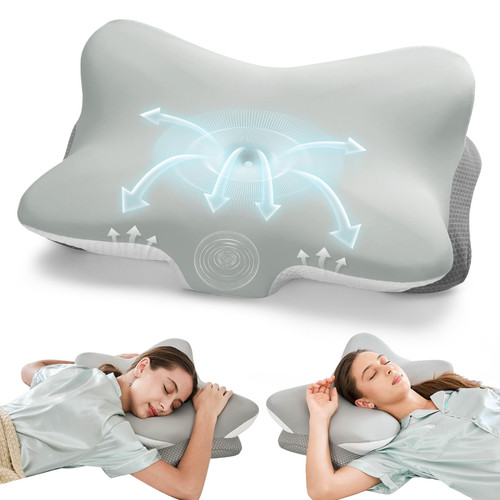 Ergonomic Memory Foam Cervical Pillow Contour Design