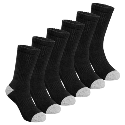 Kids Socks Boys Crew Athletic Half Cushioned Cotton Sport Running