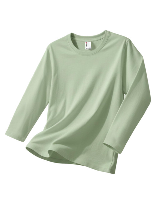 Cotton Solid Crew Neck Basic Shirts 5-16 Years
