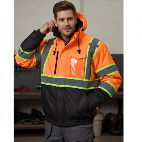 sesafety Reflective Jacket for Men, High Visibility Jackets, Safety Jackets