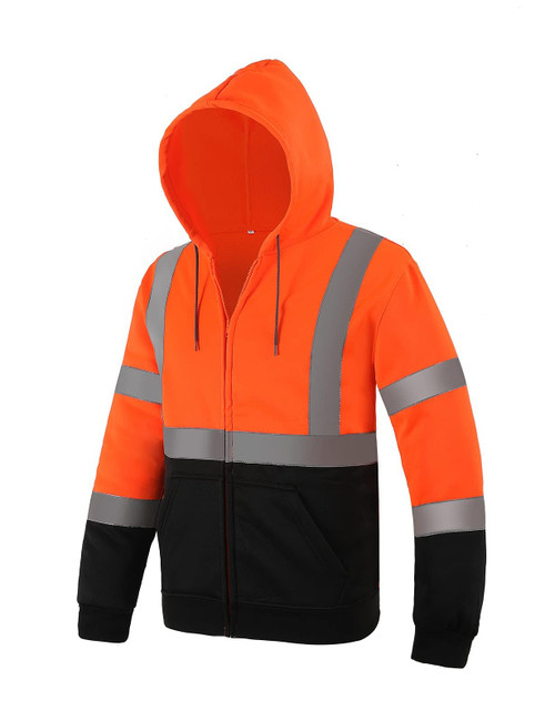 Vis Safety Hoodie Pullover Sweatshirt