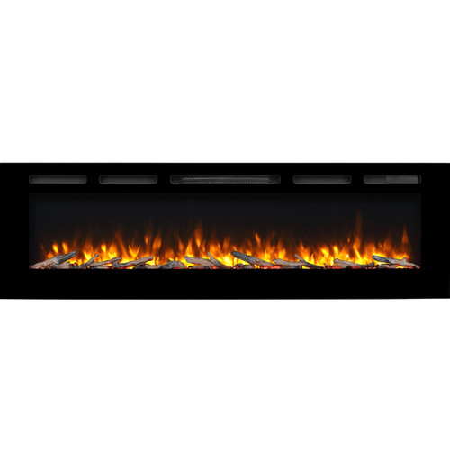 PuraFlame Alice 68 Inches Recessed Electric Fireplace