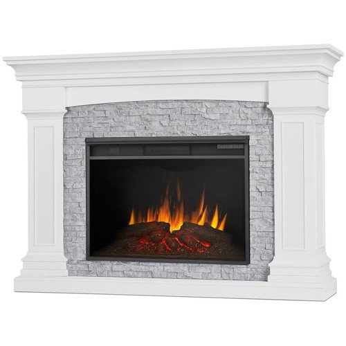 Real Flame Deland Grand Electric Indoor Fireplace with Remote Control