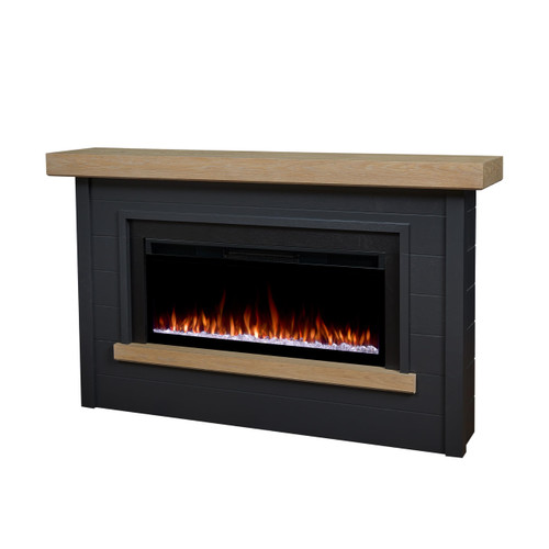 Real Flame Bernice 67" Smart Landscape Electric Fireplace with Mantel, App & Remote Control