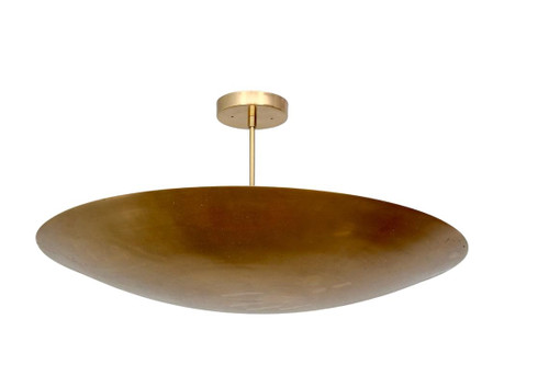 6 Light Elegant Ceiling Flushmount light Pendant Modern Raw Brass