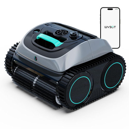 4-in-1 Above Ground Cordless Robot Pool Cleaner Lasts 160 Mins Runtime, Smart Navigation, Support App Control