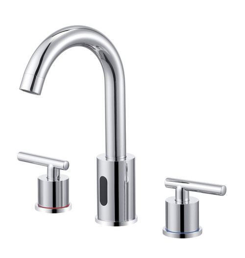 Bathroom Faucet for 3 Hole | 8 Inch Widespread Bathroom Sink Faucet