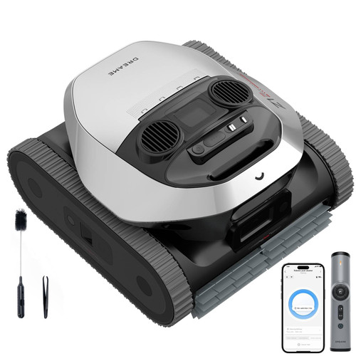 DREAME Z1 Pro Cordless Robotic Pool Cleaner with Cleaning Kit, LiFi Remote Control, 8000 GPH Suction
