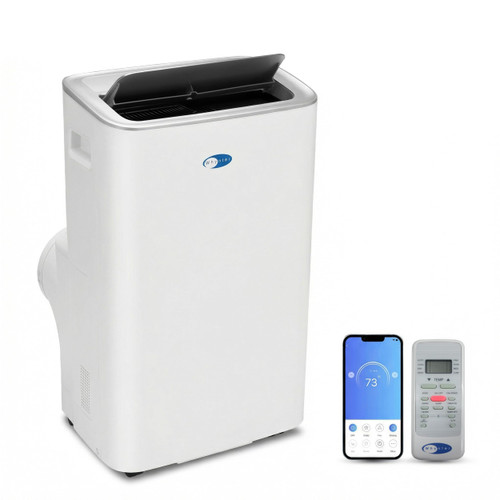 Whynter Portable Air Conditioner 13000 BTU Dual Hose Smart Wi-Fi ARC-1280WX | Full Thermostatic Temperature Control