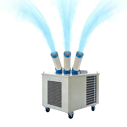JARYANNIX 220V Industrial Air Conditioner, Portable Spot Cooler with 3 Columns