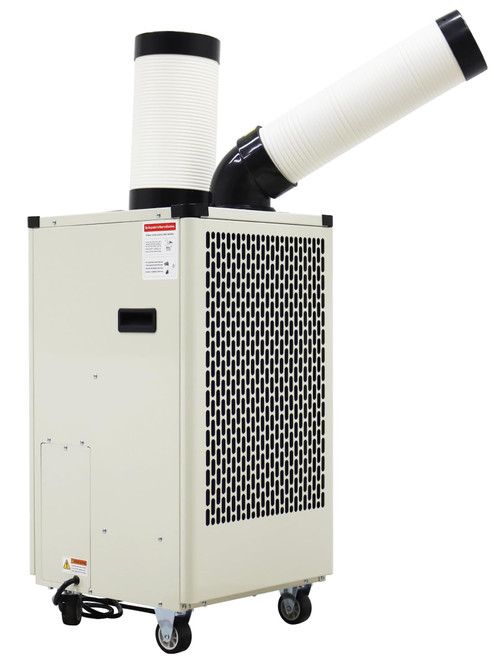 Portable Air Conditioner 9180 BTU Industrial Spot Cooler Air Conditioner 350-450m³/h Mobile Outdoor Indoor