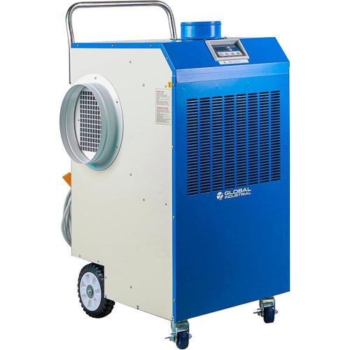 Global Industrial Outdoor Rated Portable Air Conditioner with Ducting | 13700 BTU, 1.2 Tons, Up To 315 Sq. Ft. Capacity, For Factories