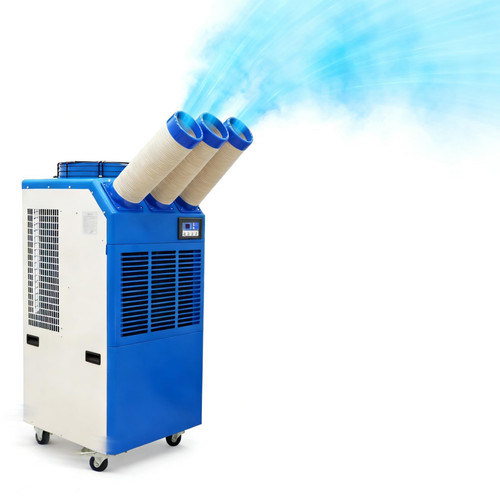 JARYANNIX 220V Industrial Air Conditioner Portable Spot Cooler with 3 Columns