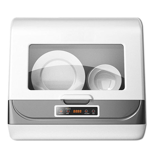 Portable Countertop Dishwasher with 5 Wash Programs, 70°C High-Temperature Wash