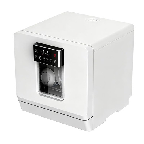 Countertop Dishwasher, Portable Dishwasher， 4-Program System for Home,4-Place Setting