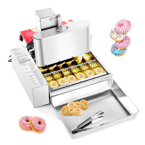 Commercial Automatic Donuts Machine, 6 Rows Donuts Making Equipment, 360 pcs