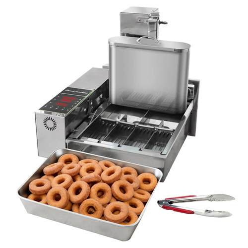1800+pcs/hour Mini 4-Row Donut Maker, Automatic Donut Machine