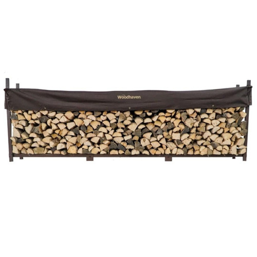 Firewood Rack – American Brand – 3/4 Cord Raised Lumber Storage Rack – Keeps Wood Dry
