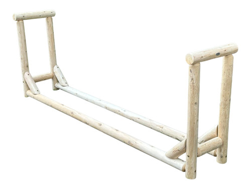 Heavy-Duty Firewood Rack for Outdoor Wood Storage – 8 ft. Unfinished Firewood Rack