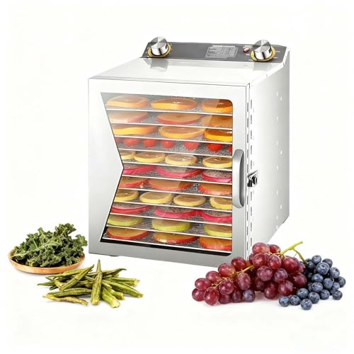 Advanced Commercial Freeze Dryer Machine, Stainless Steel, 360° Fan