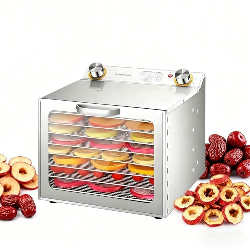 Freeze Dryer Machine for Food - Stainless Steel Dehydrator, 12 Layers, 360° Fan