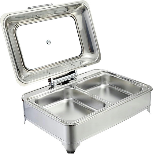 Electric Buffet Server,Food Warmer Tray, Adjustable Temperature, Portable Chafing Dish