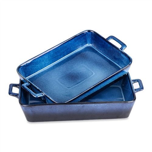 Baking Dish 2-Piece Baking Dish Glaze Stoneware Baking Plate