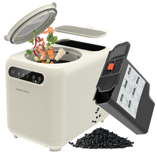 Electric Composter for Kitchen，Smart Countertop Compost Bin for Indoor Use