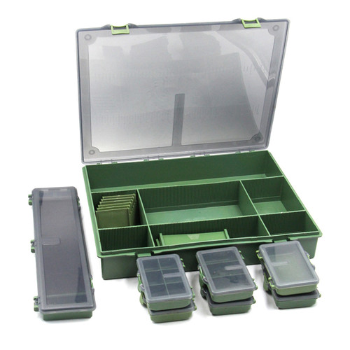 Fishing Lure Storage Boxes Set Bait Cases Kit Fishing Tackle Containers Fishing accessories