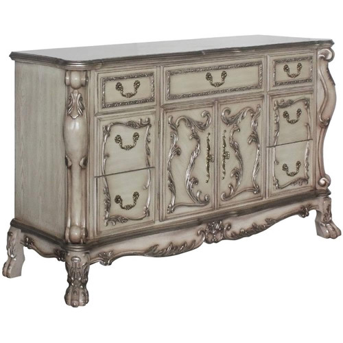 Acme Dresden Dresser in Vintage Bone White