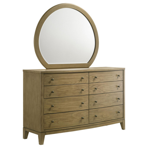 Coaster Home Furnishings Granada Transitional 61-inch 8-Drawer Bedroom Dresser with Mirror