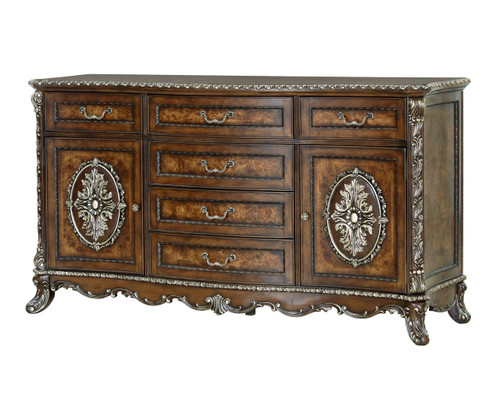 Acme Devany 6-Drawer Dresser in Cherry