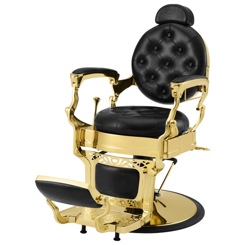 Barber Chair Heavy Duty Vintage Barber Chairs (Gold)