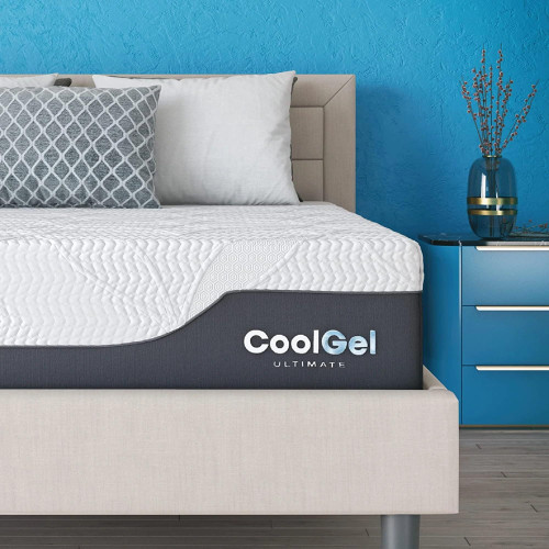 COOL GEL Chill Memory Foam 14-Inch Mattress with Pillow