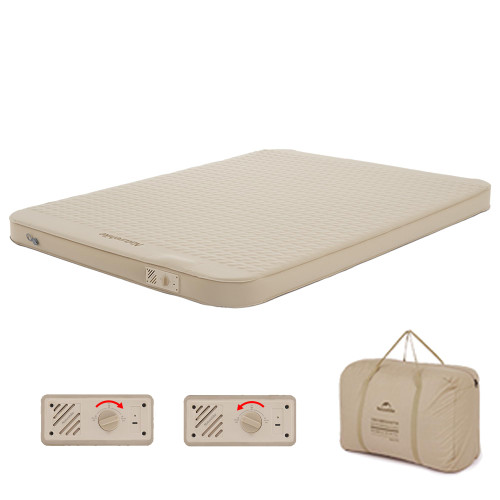 Nautrehike Air Mattress with Built in Pump - 45s Fast Inflation, Queen Size Lightweight Inflatable Mattress  for Travel