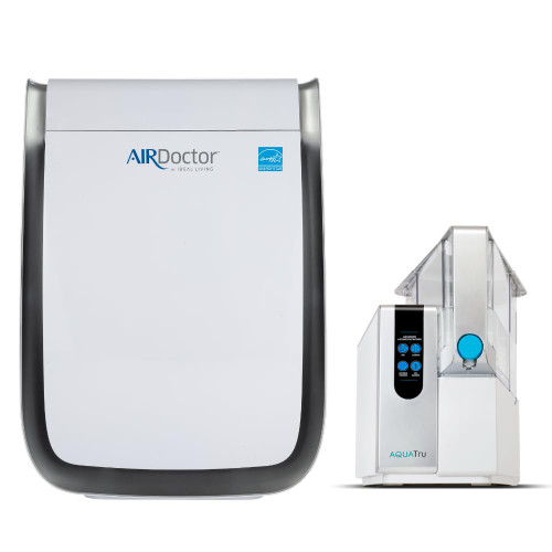 AquaTru Countertop Water Filtration Purification System and AIRDOCTOR 3500 4-in-1 Air Purifier Bundle