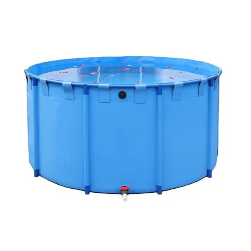 Large 2.5x0.8m PVC Pool for Outdoor Pet Bathing, Koi Breeding, Kids Wading Fun & Backyard Water Play