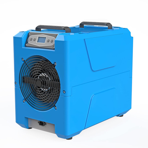 MOUNTO Commercial Dehumidifier, 150 Pint High-Capacity, Includes Pump Drain Hose for Water Damage Restoration