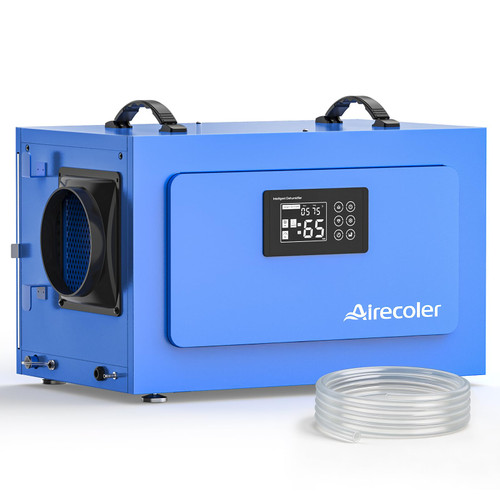 170 Pints Commercial Dehumidifier with Pump for Crawl Space Basement, Industrial Grade Water Damage Restoration