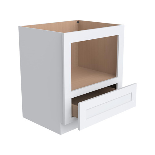 Microwave Base Cabinet – Solid Wood Shaker Style Kitchen Storage