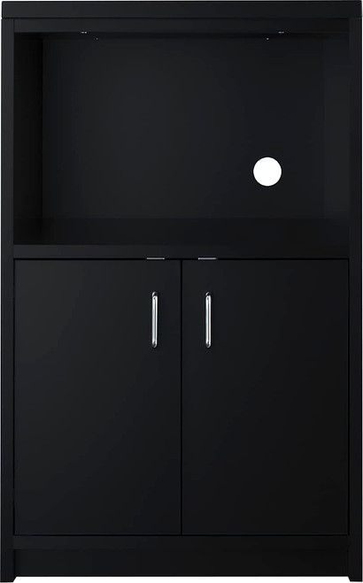 Summit Appliance CWM1ADA 2-Door Microwave Cabinet, Black
